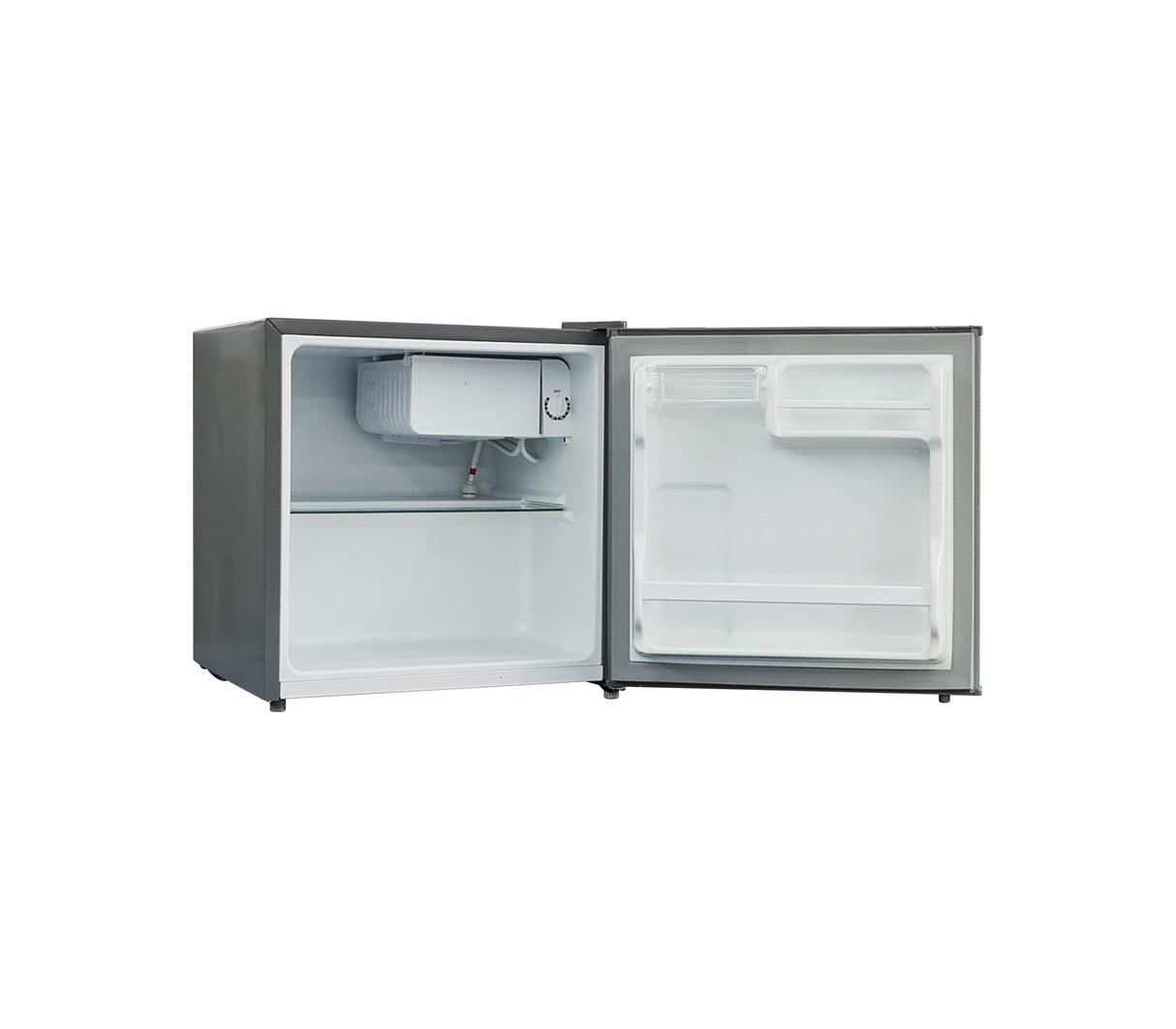 Nevera ejecutiva Single Door con escarcha 1.5 pies cúbicos gris Frigilux
