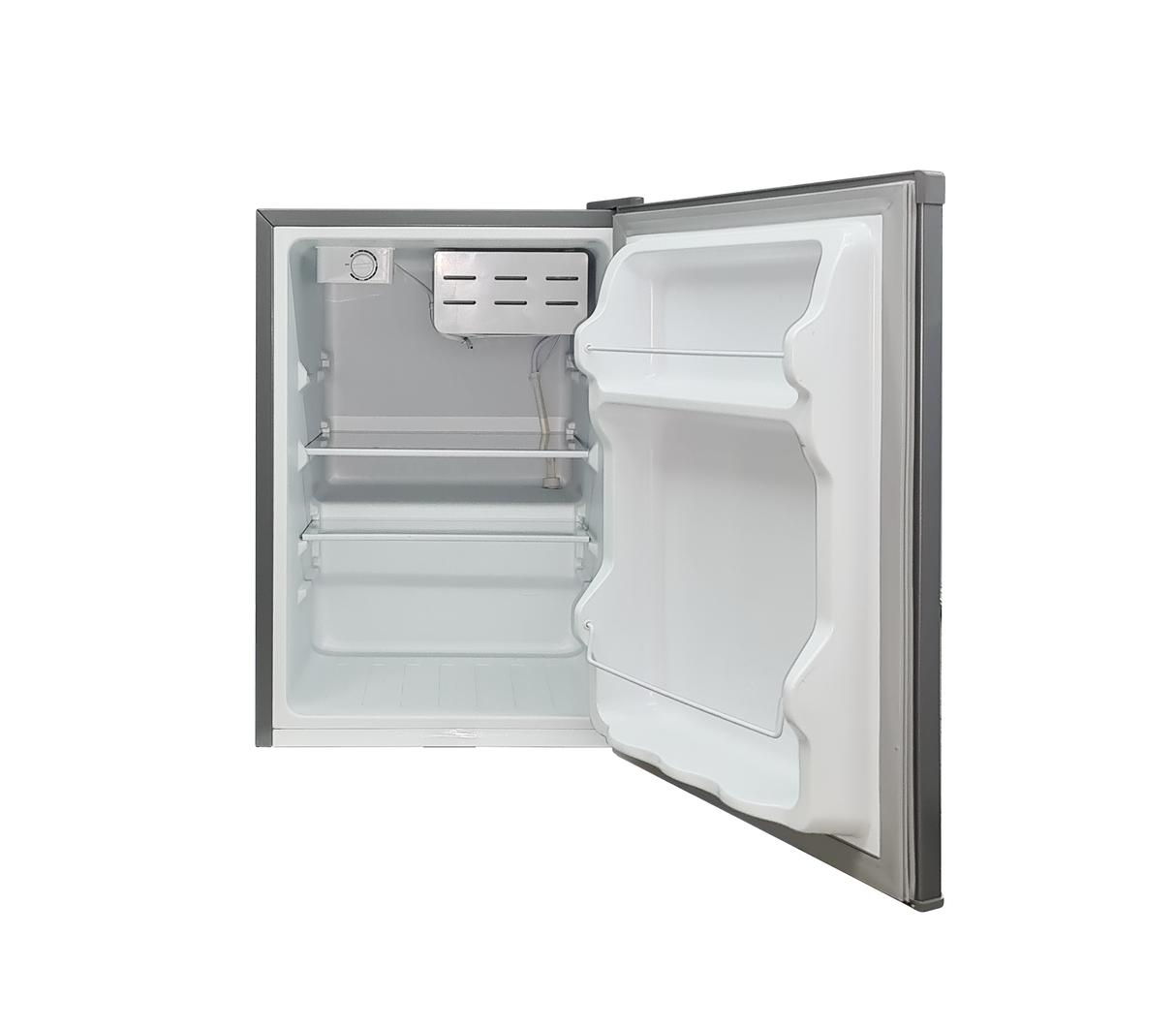 Nevera ejecutiva Single Door con escarcha 2.3 pies cúbicos gris Frigilux