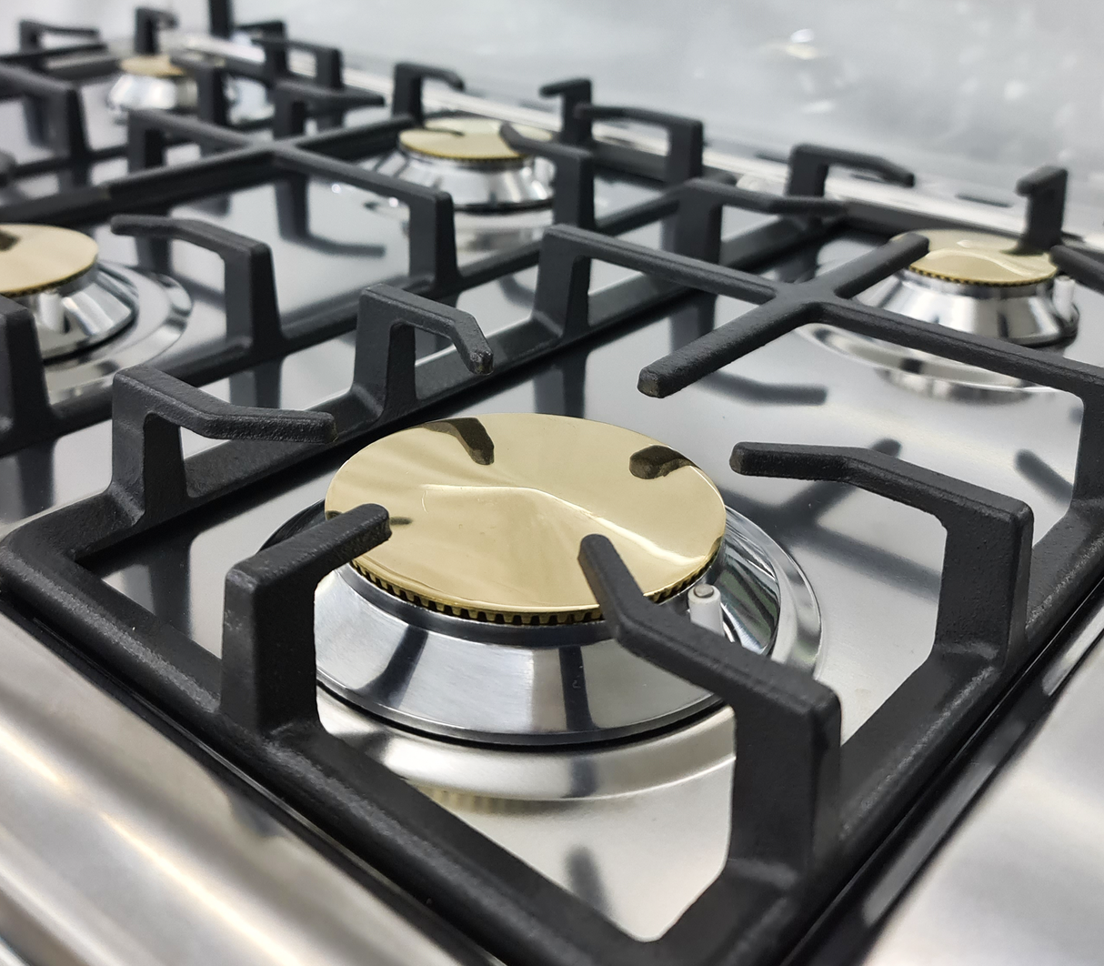 Cocina a gas 30" de piso 6h c/horno acero inoxidable Premier