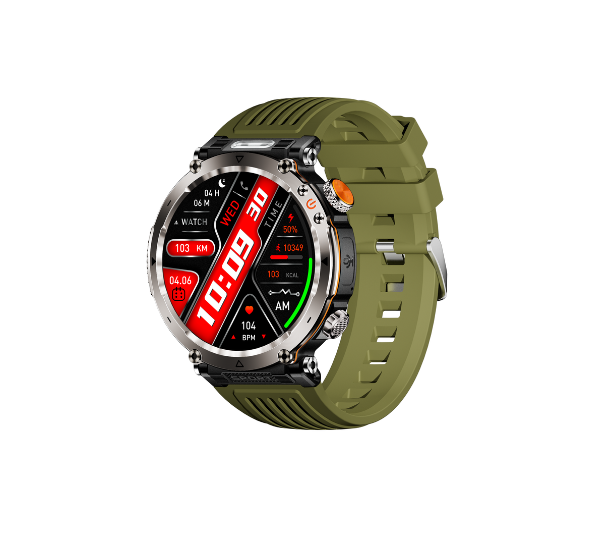 Reloj inteligente sports smart watch tky-ht30 verde Powerfik