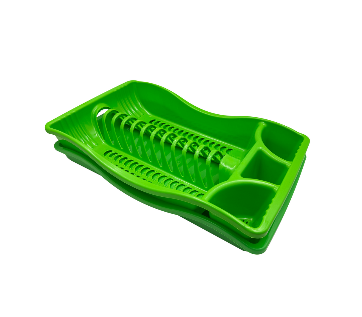 Escurridor de platos clásico verde Sujoya