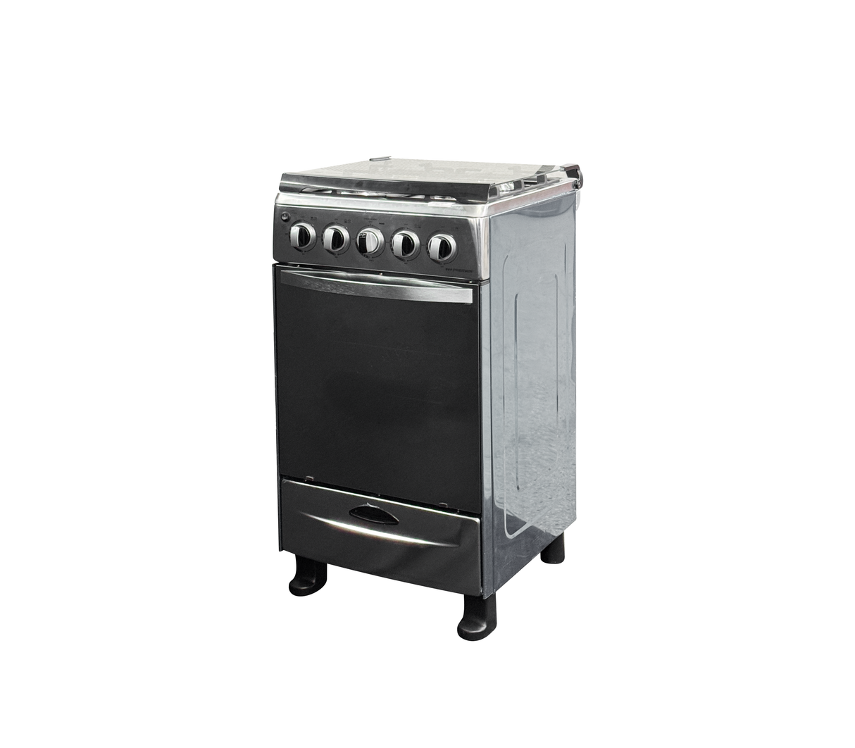 Cocina a gas 20" de piso 4 hornillas acero inoxidable EF-60009GH(SS) Premier
