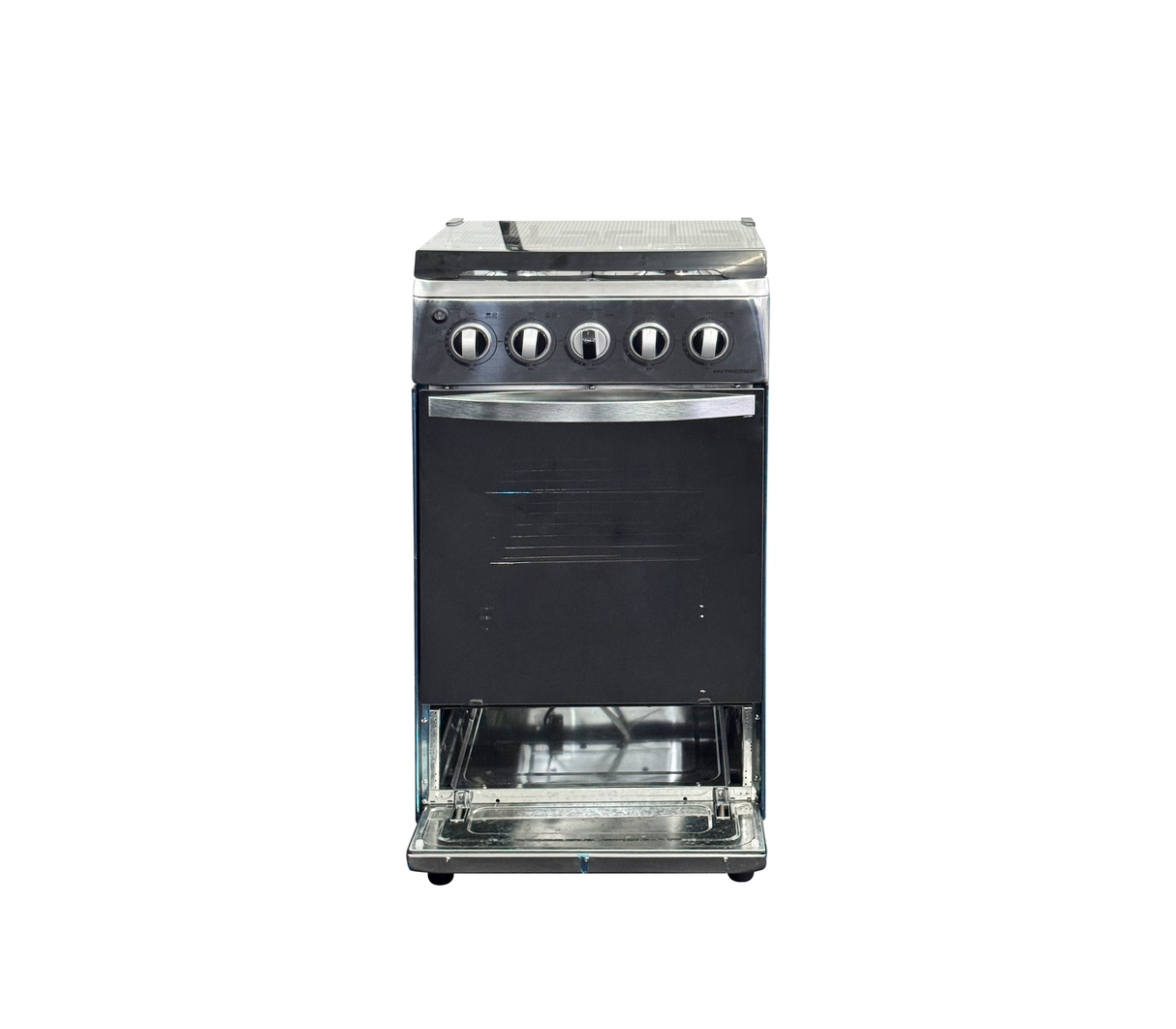 Cocina a gas 20" de piso 4 hornillas acero inoxidable EF-60009GH(SS) Premier