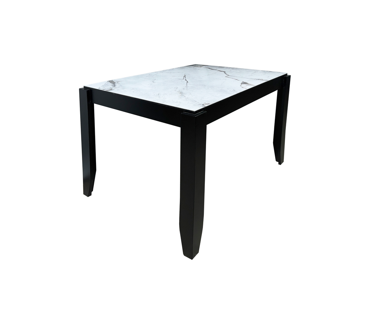 Comedor elegante 4 sillas c/tope pvc marmolizado claro Mercado Del Mueble