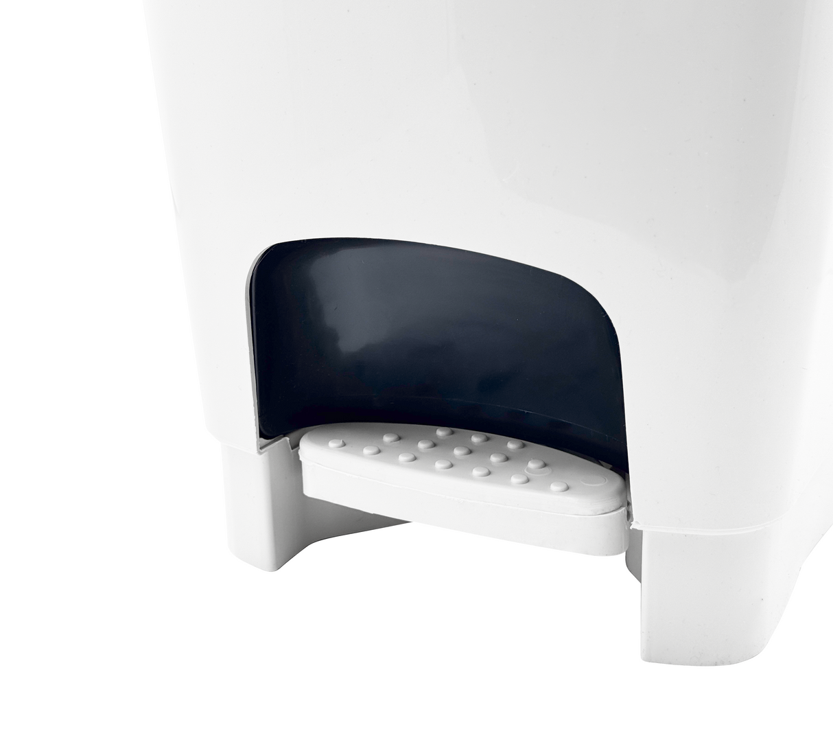 Papelera cuadrada Pedal Bin Alfa Hogar