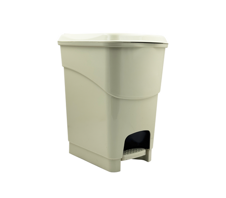 Papelera cuadrada Pedal Bin Alfa Hogar