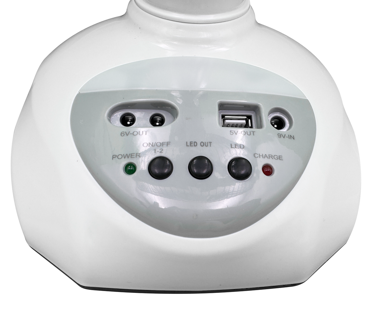 Ventilador de mesa 12" c/panel solar recargable blanco Sky Home