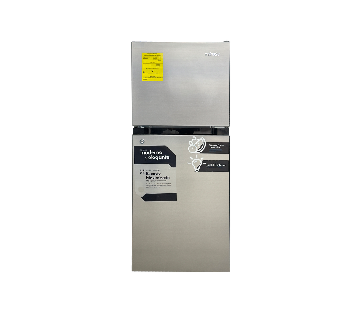Nevera Top Mount con escarcha 4.5 pies silver Mystic