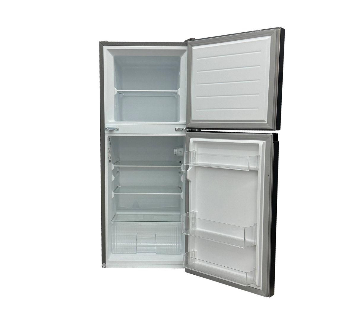 Nevera Top Mount con escarcha 130 litros silver Mystic