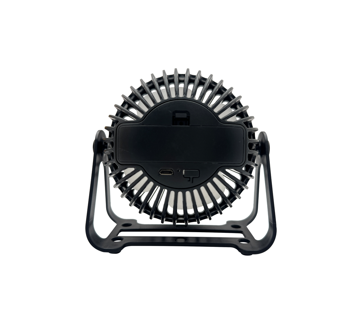 Mini ventilador portátil recargable negro Maxoferta