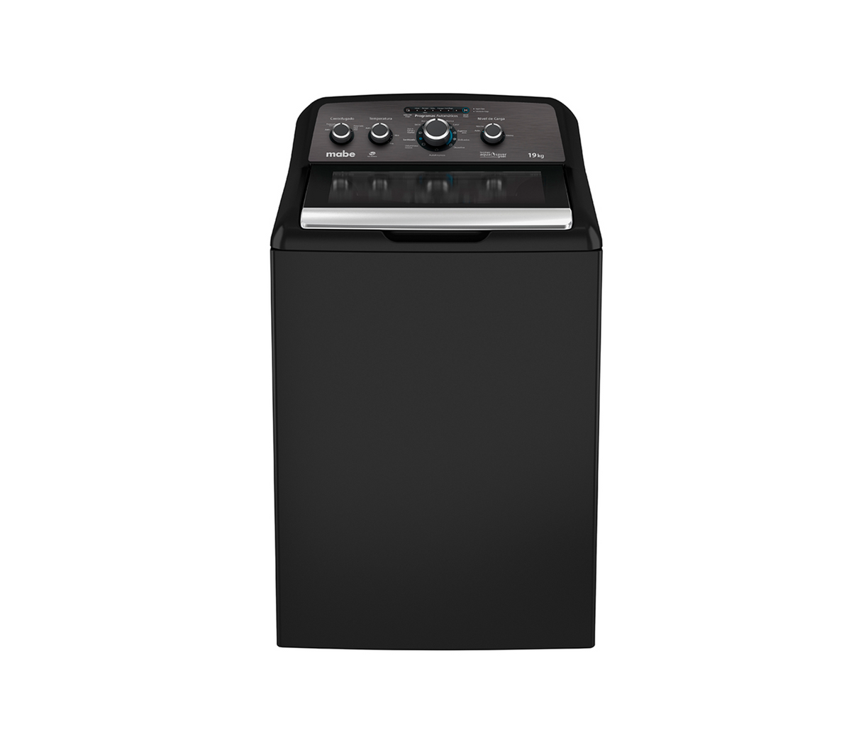 Lavadora automática 19 kg 4 perillas + botón LMX79114WDAB0 diamond gray Mabe