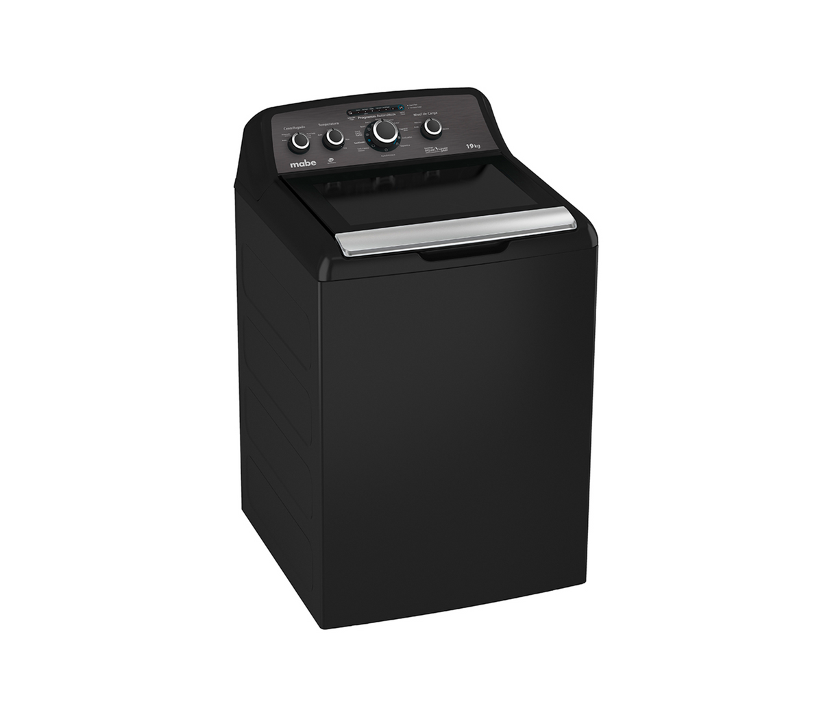 Lavadora automática 19 kg 4 perillas + botón LMX79114WDAB0 diamond gray Mabe