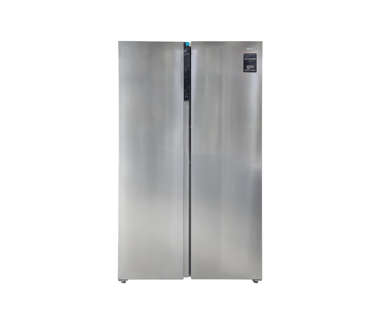 Nevera side by side acero 650 litros Vetrux