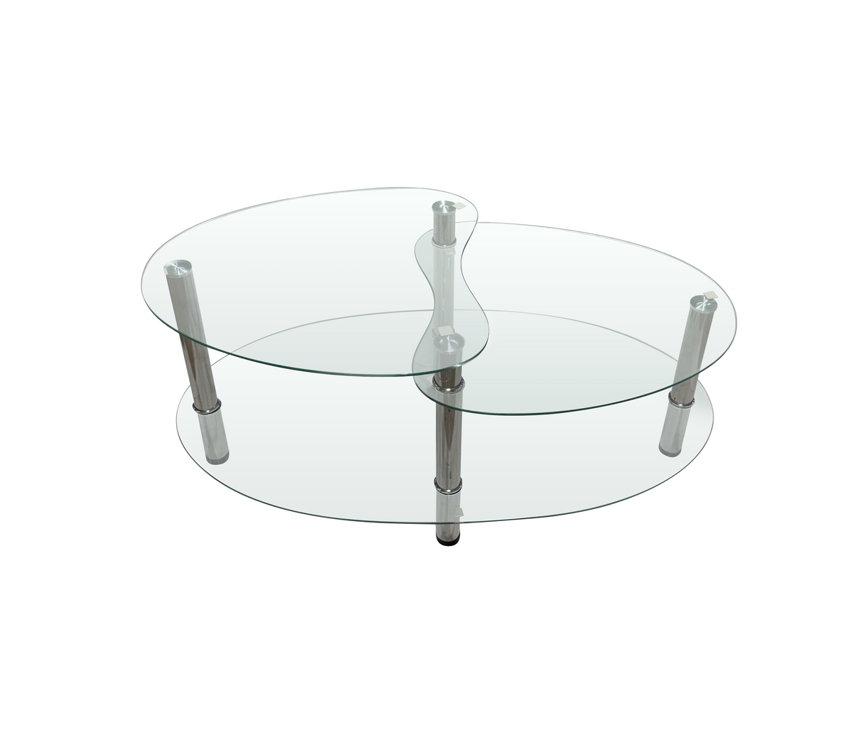 Mesa de centro transparente JSRI