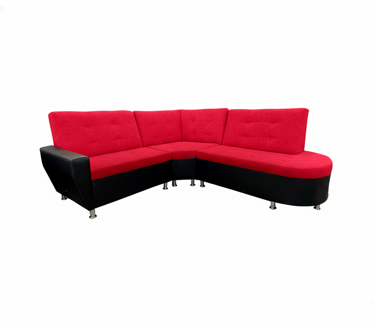 Juego de Recibo Modular Tipo C Venecia Bipiel/Tela Nohemi