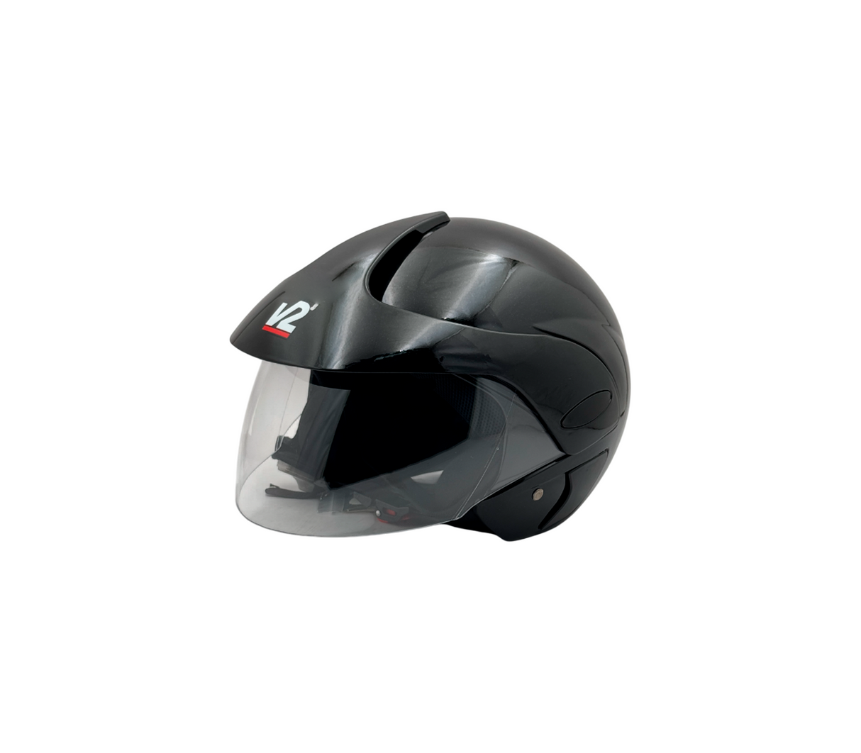 Casco para motorizado md208 Open Face sólido v2