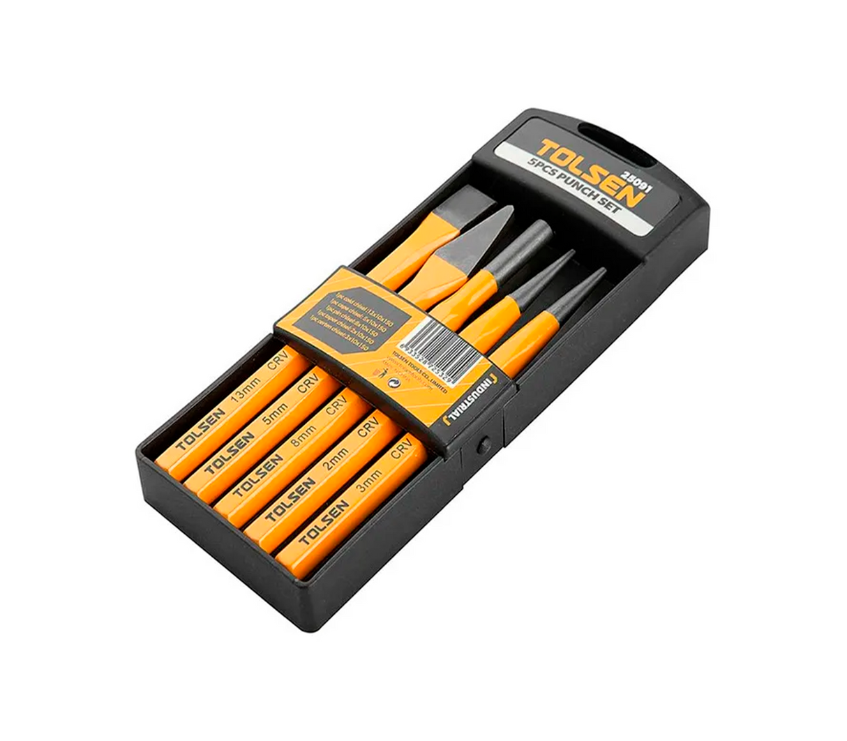 Juego de punzones y cincel 5 piezas Tolsen