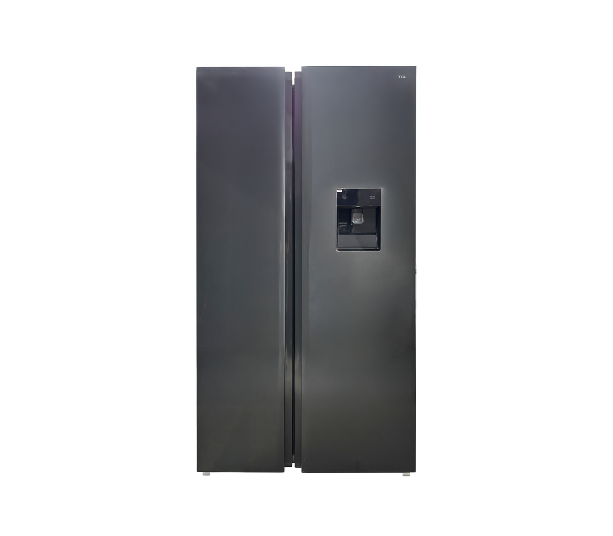 Nevera side by side 595 litros sin escarcha 110V gris crystal TCL