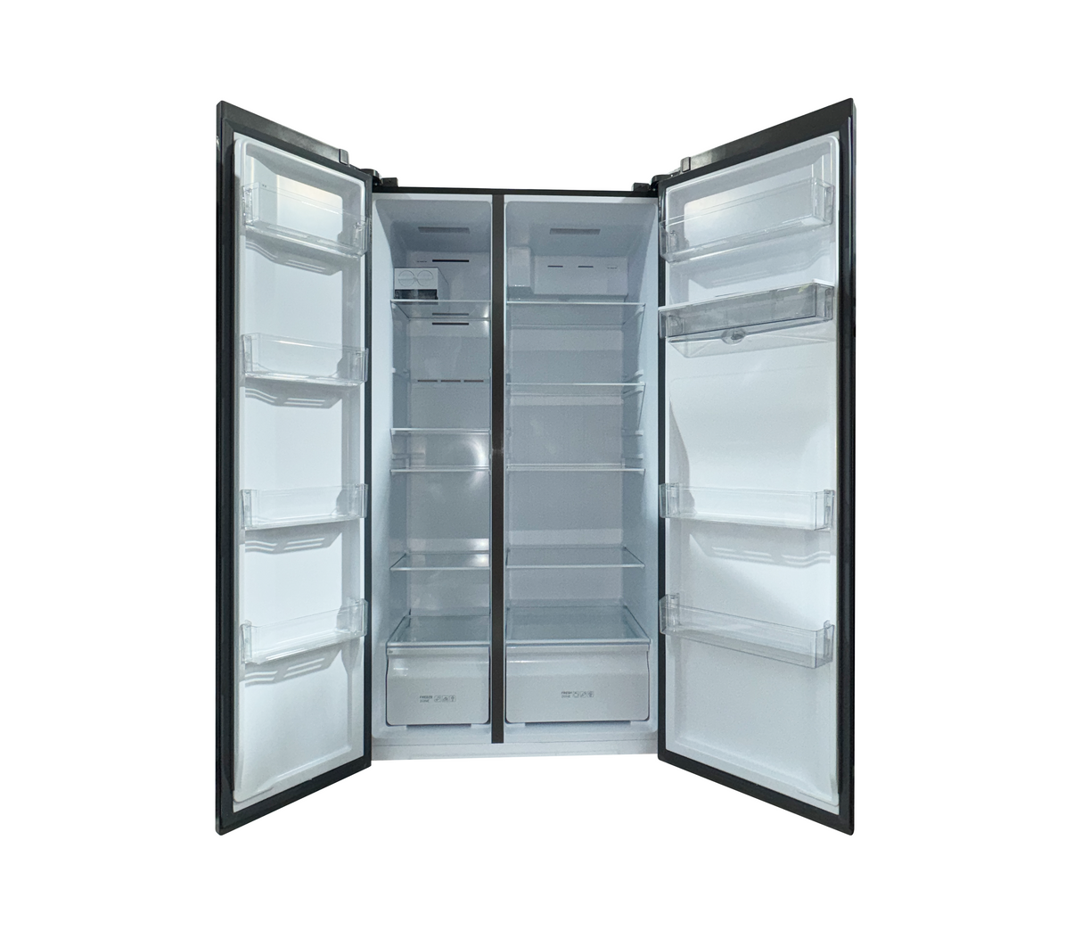 Nevera side by side 21 pies sin escarcha 110V gris crystal TCL