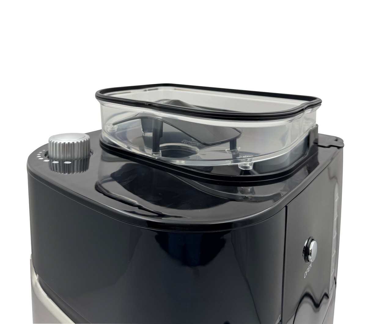 Cafetera con molino grindix negro/acero Vetrux