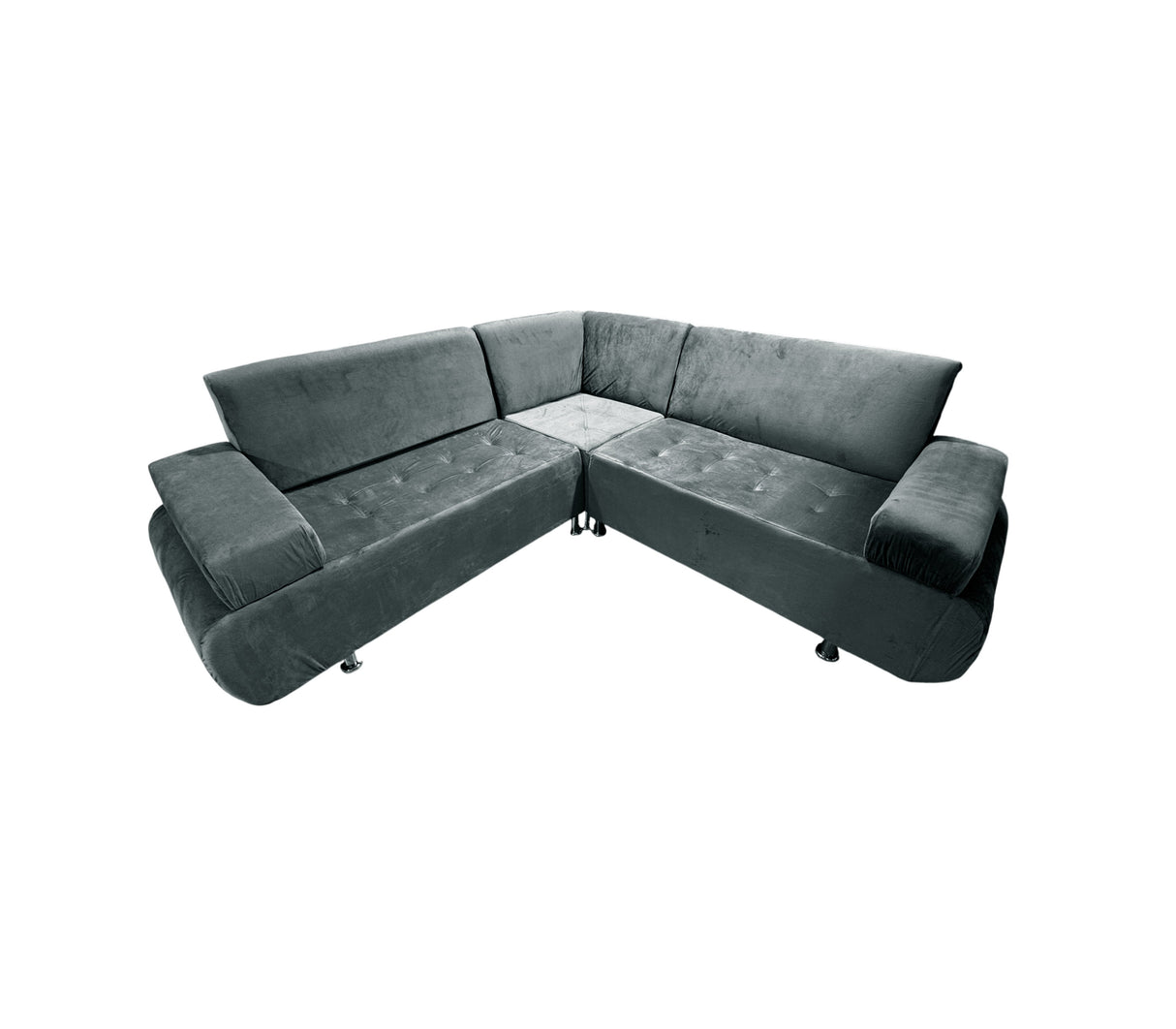 Juego de recibo modular Tipo C 5 Puestos Tela Diseño falso capitoneado Fabricadora Man