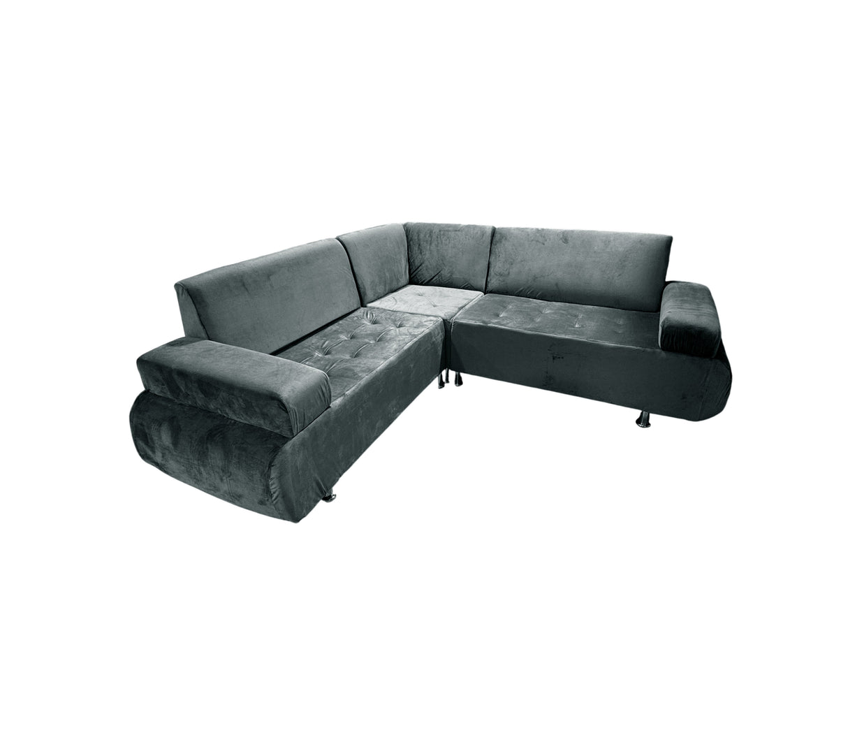 Juego de recibo modular Tipo C 5 Puestos Tela Diseño falso capitoneado Fabricadora Man