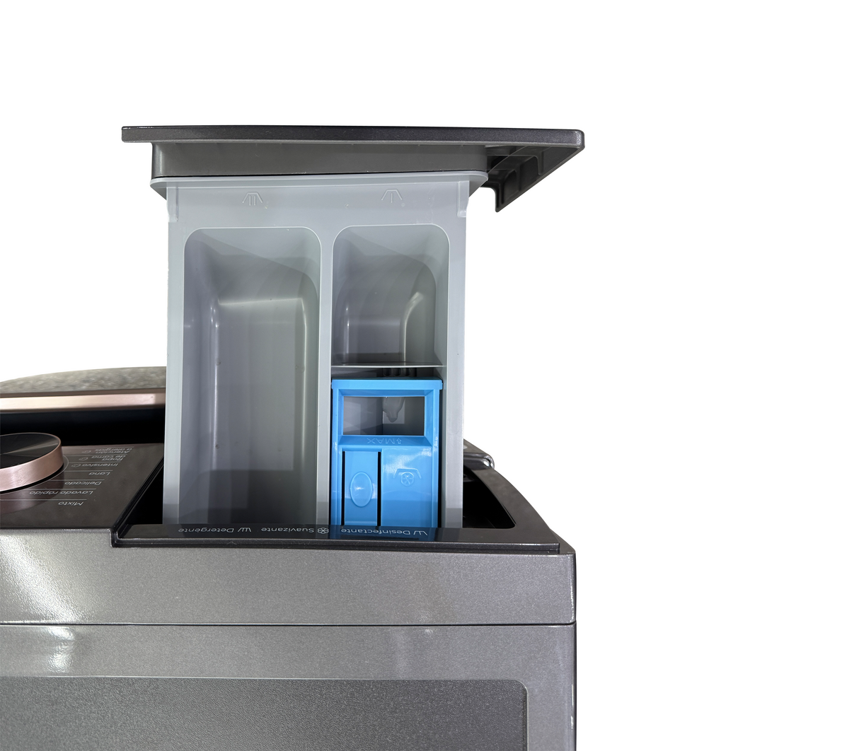 Lavadora secadora carga frontal inverter 220V 15kg gris TCL