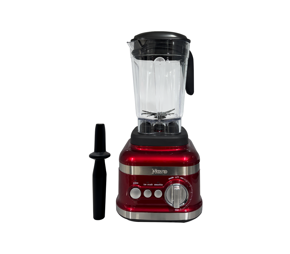 Licuadora multifuncional v/policarbonato 2L 1500W roja Nero