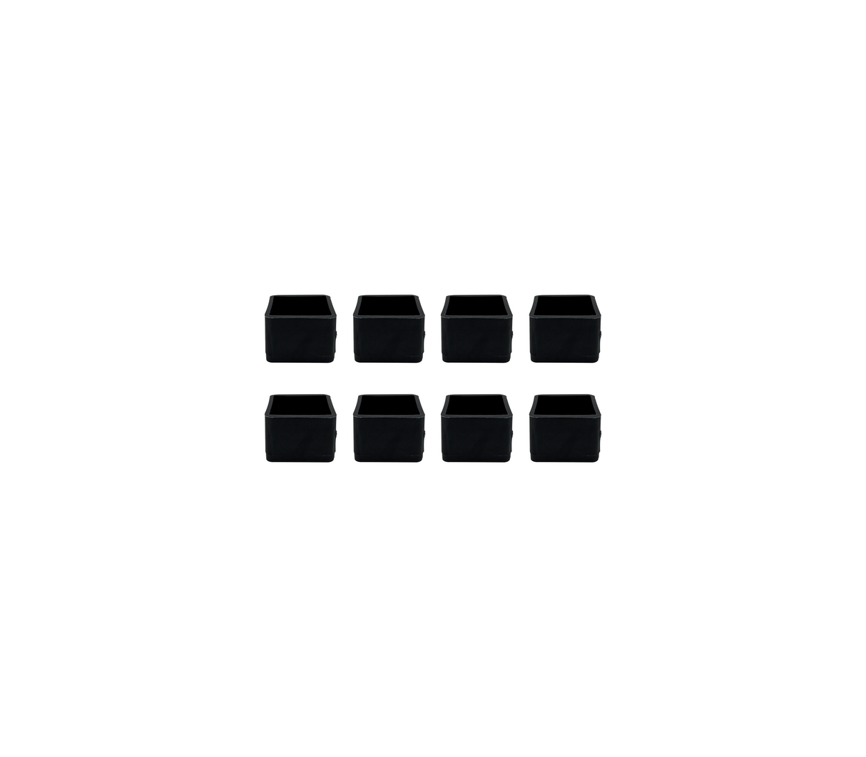 Regatón 1" x 1" cuadrado externo (8 unidades) HJ
