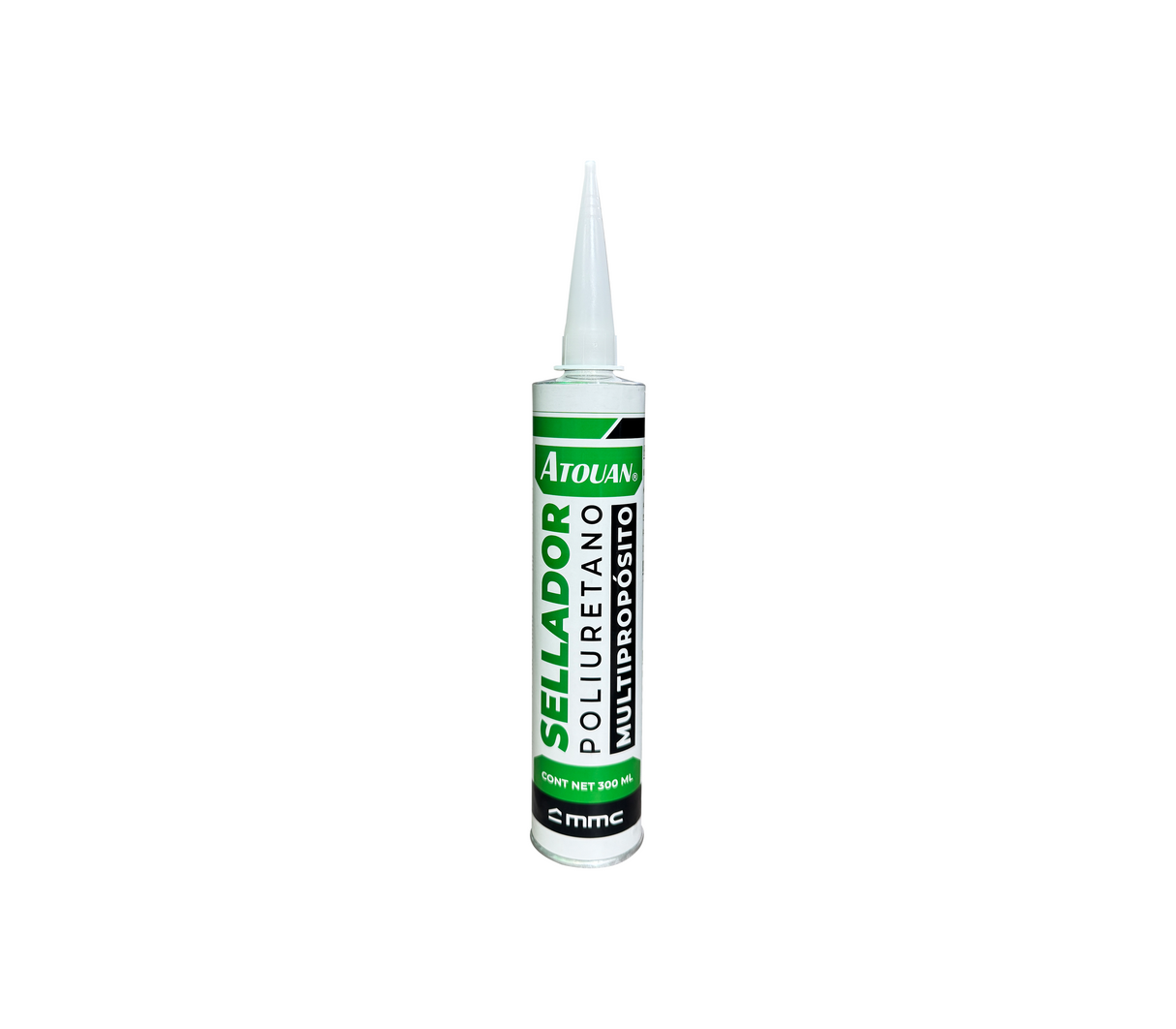 Poliuretano multiusos negro 300ml Atouan