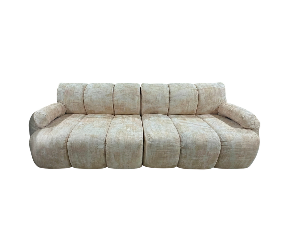 Juego de recibo Melbourne con brazo 2 y 2 puestos gamuzado líneas doradas Fabricadora Man