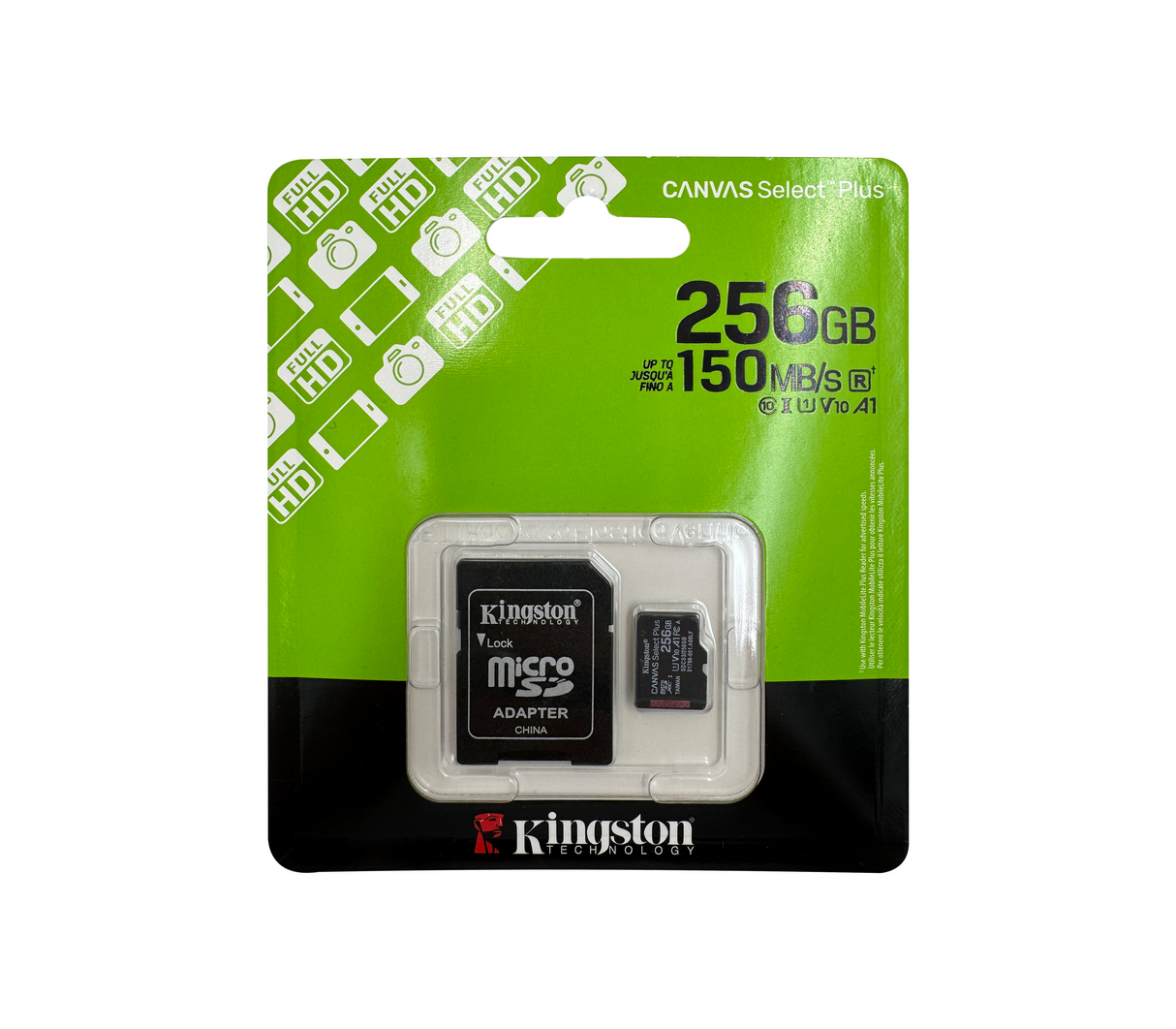 Memoria Micro SD + Adaptador Canvas Select Plus Kingston