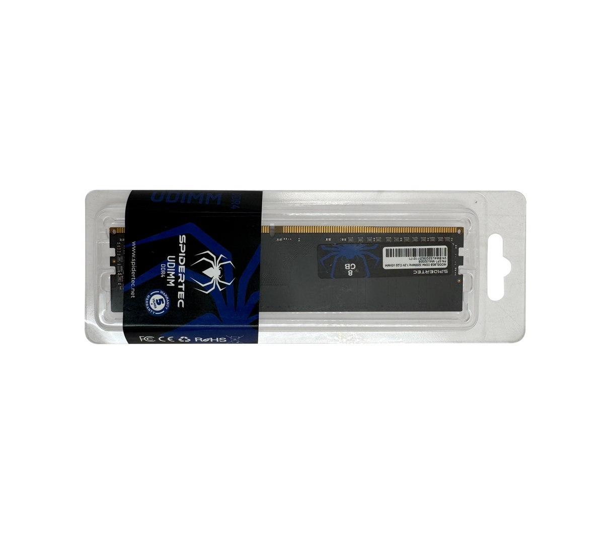 Memoria RAM 8GB DDR4 Udimm 3200MHZ Spidertec
