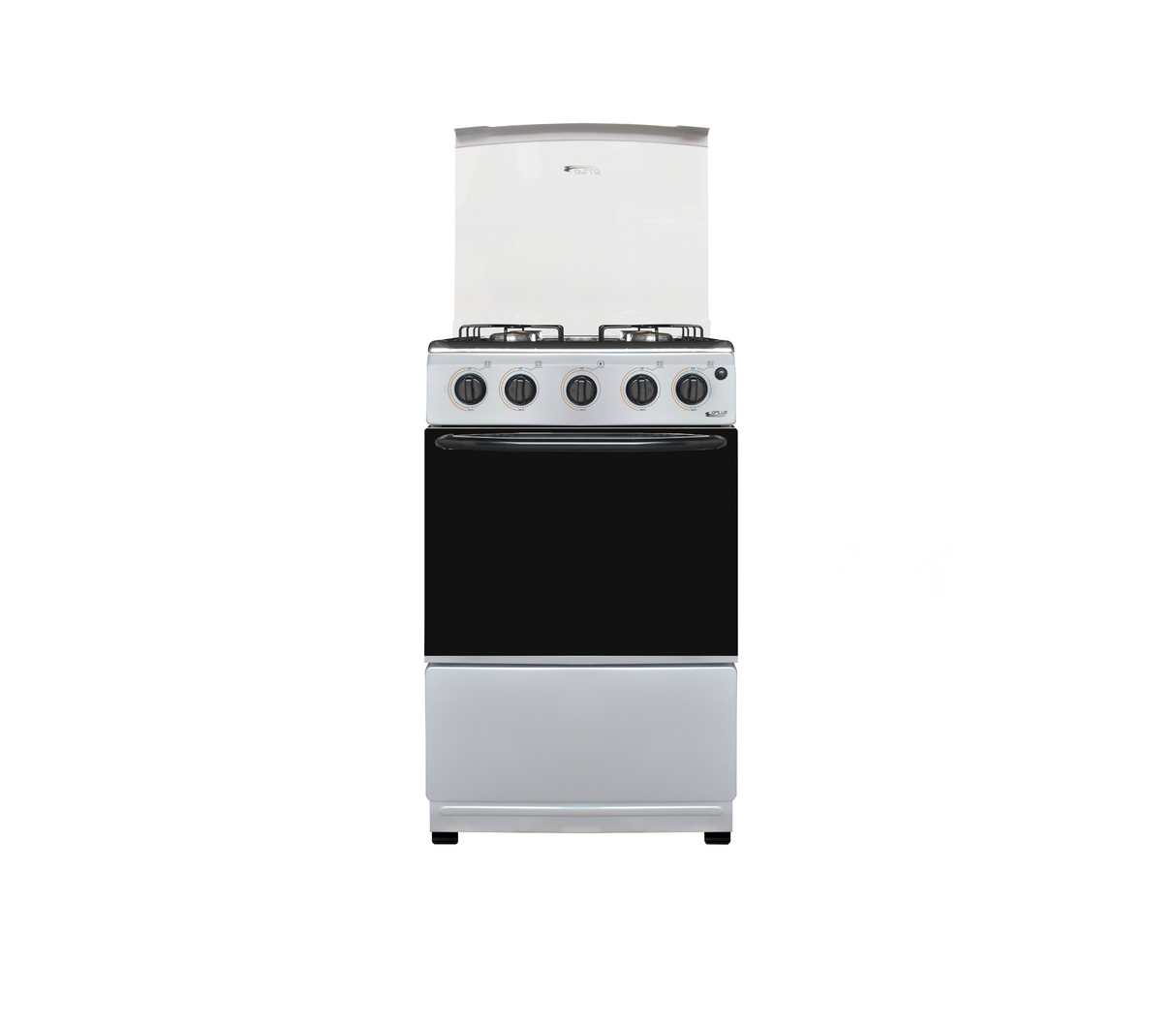 Cocina a gas 20" 4h encendido automático silver Gplus