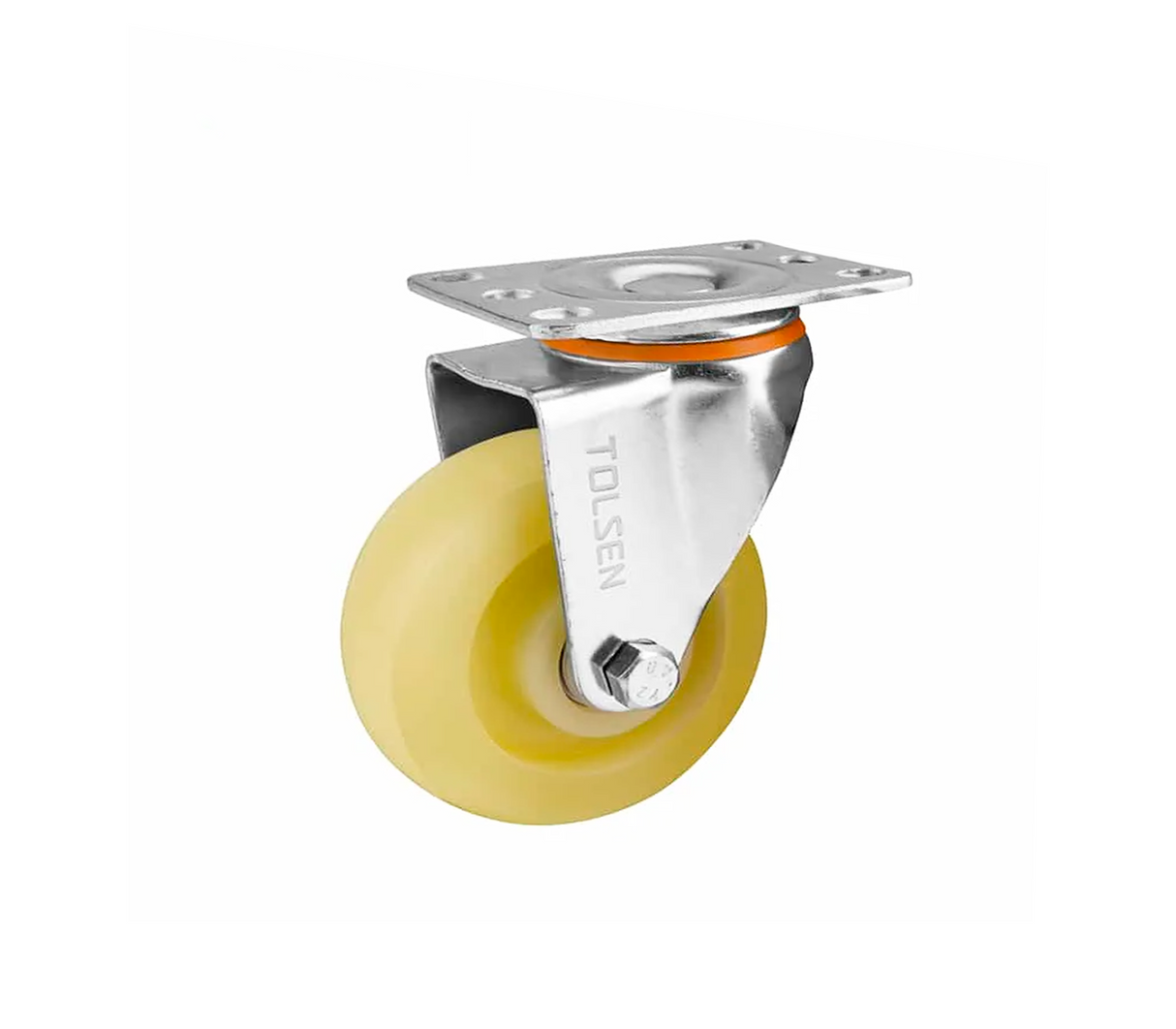 Rueda Giratoria amarillo Tolsen
