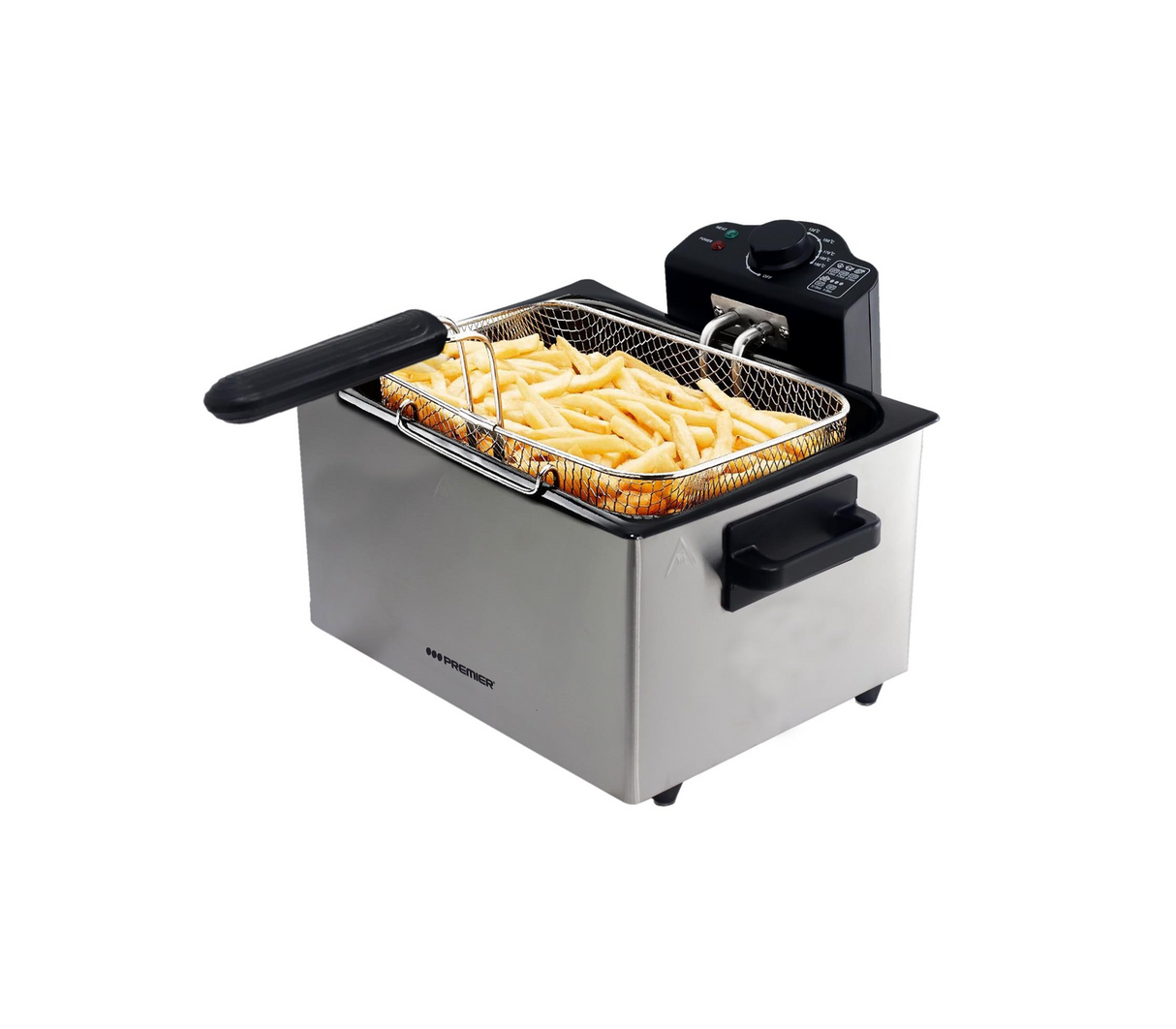 Freidora eléctrica de aceite 5 litros 2000W 110V Premier