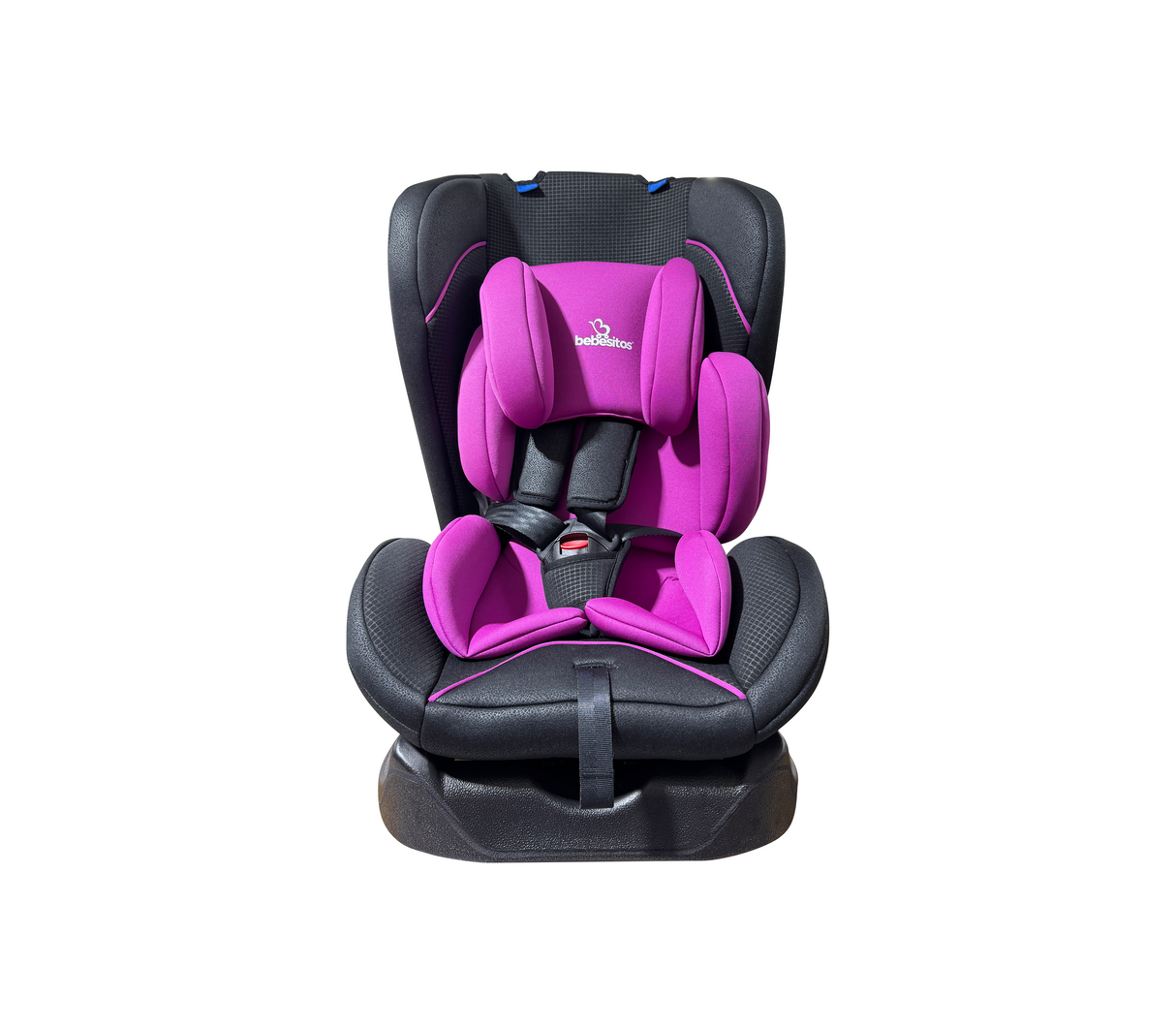 SILLA PARA CARRO NEGRO/MORADO BEBESITOS