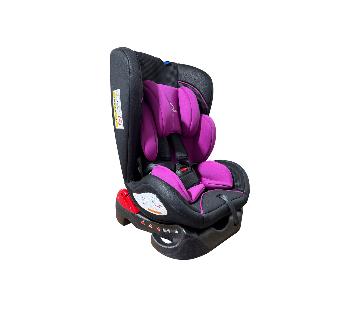 SILLA PARA CARRO NEGRO/MORADO BEBESITOS