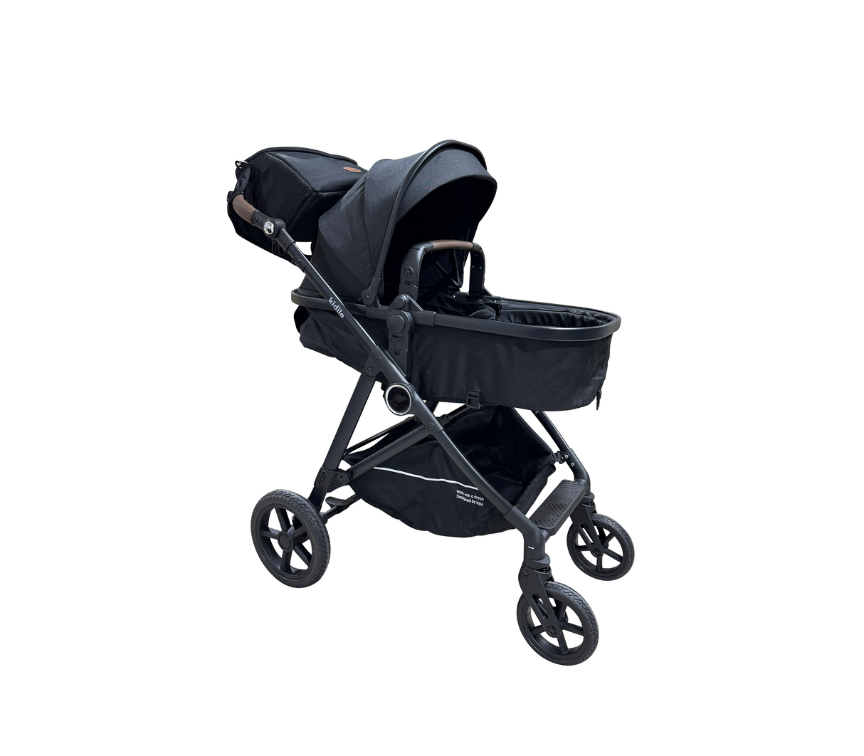 Coche moises para bebé mommy K08 negro Kidilo