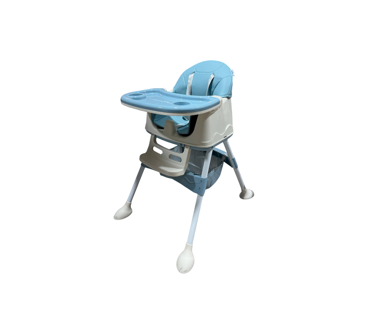 SILLA PARA COMER DE BEBE AZUL CLARO BEBESITOS