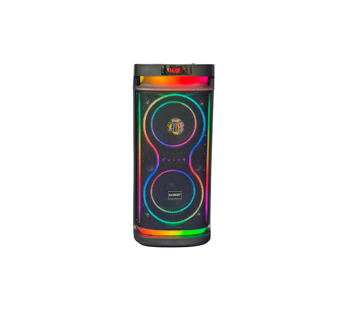 Corneta recargable 6.5" 40W con micrófono y control Sankey