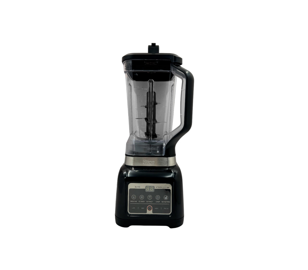 Licuadora profesional plus 3 velocidades vaso de plástico 2 litros 1000W negro Nero