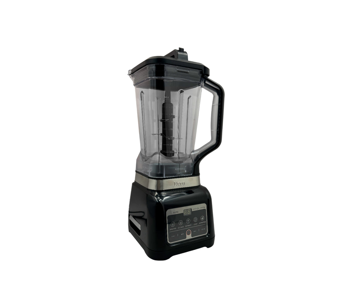 Licuadora profesional plus vaso de plástico 5 funciones 2 litros 1000W negro Nero