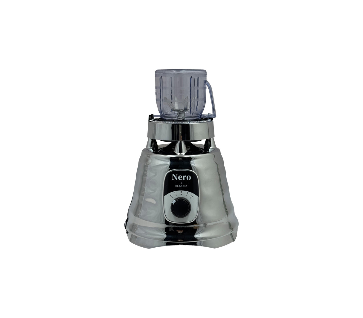 Licuadora vaso de vidrio profesional plus 3 velocides 1.25 litros 850W cromado Nero
