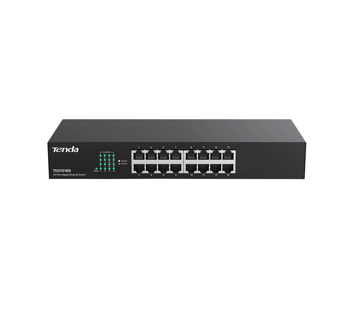 Switch Ethernet 16 puertos 1000 Mbps Tenda