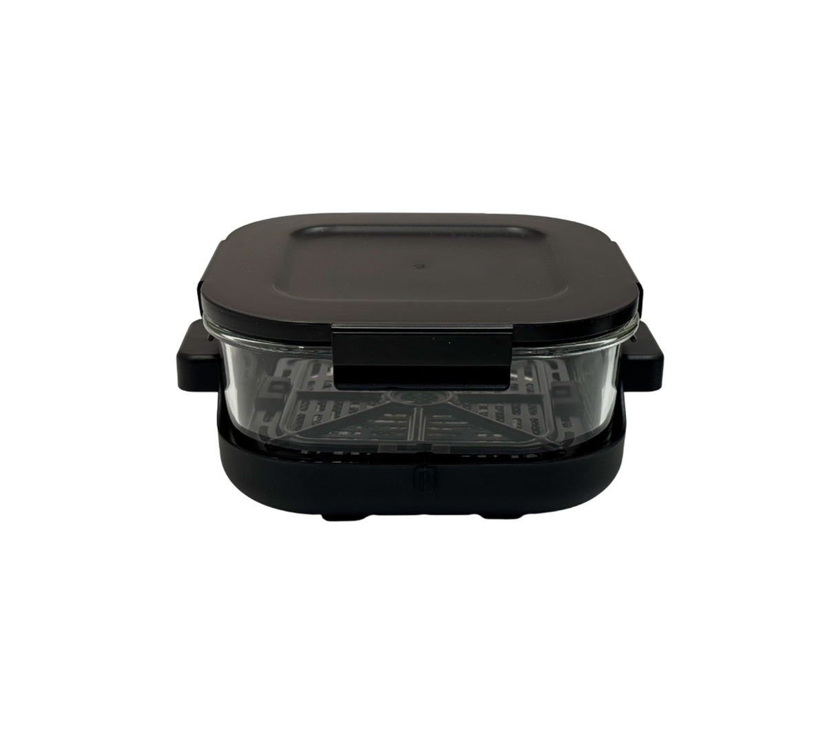 Freidora de aire Honor Glass 4 en 1 de 4.6 litros y 3.5 litros 1500W gris Gtronic