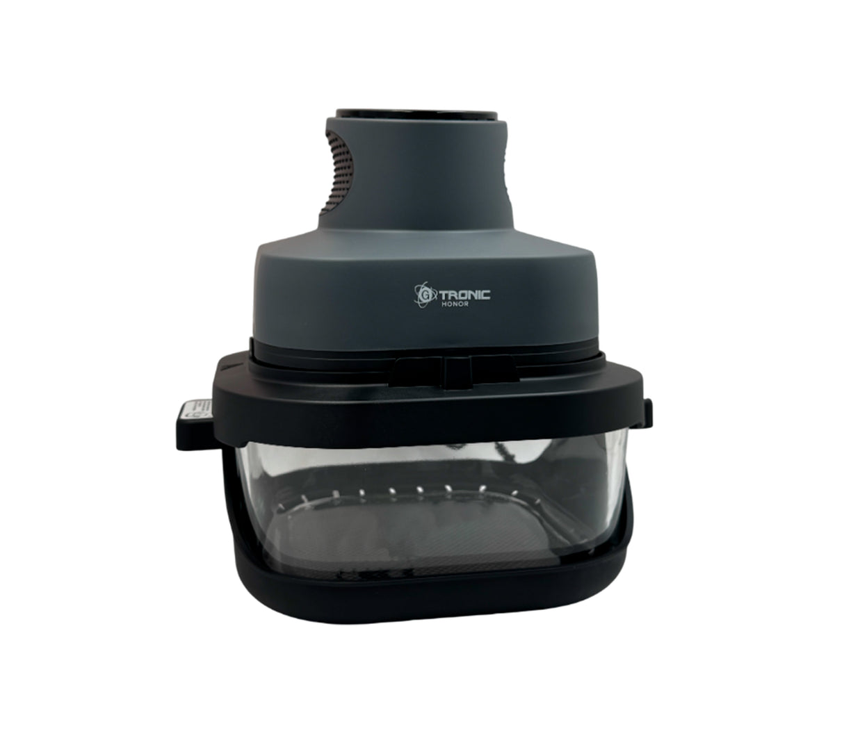 Freidora de aire Honor Glass 4 en 1 de 4.6 litros y 3.5 litros 1500W gris Gtronic
