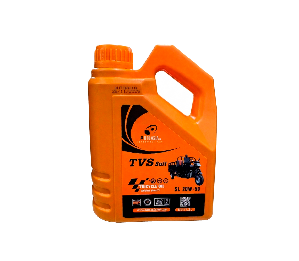 Aceite para motos 3 ruedas 1.2 Ltrs SL 20W-50 Auto Asia