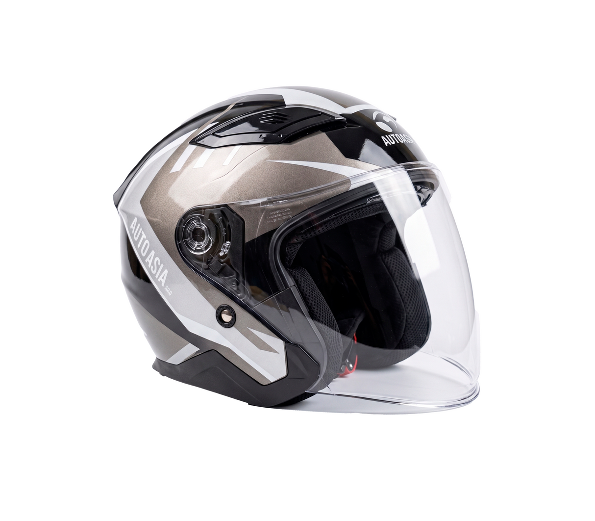 Casco motorizado SM528 negro-gris talla L Auto Asia