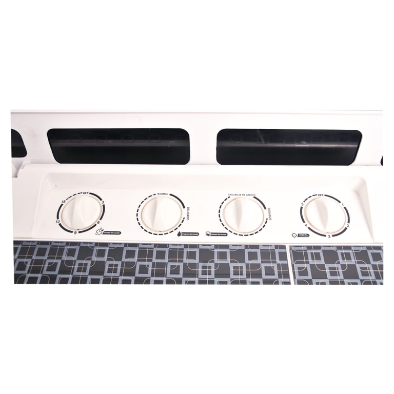 Lavadora doble tina 15kg negro/Blanco
